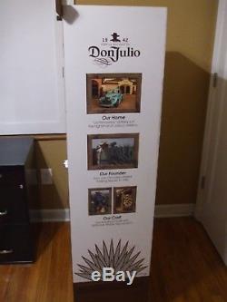 Don Julio Locking Display Case Cabinet Man Cave Tequila Decor Shelf