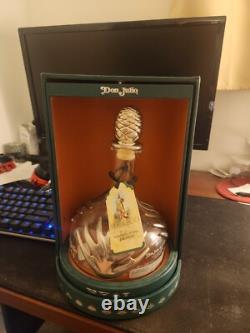 Don Julio REAL 750mL Bottle (Empty with lid) in Rotating Case
