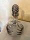 Don Julio Real Tequila Anejo Empty Decanter Bottle With Metal Leaves And Stopper