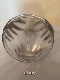 Don Julio REAL Tequila Anejo Empty Decanter Bottle with Metal Leaves and Stopper