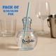 Don Julio Style Plastic Tequila Bottles Mini Drink Containers