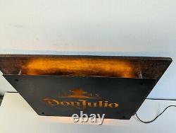 Don Julio Tequila 1942 Lighted Metal and wood sign LED New
