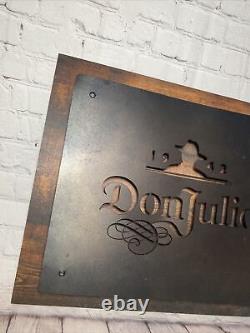 Don Julio Tequila 1942 Lighted Metal and wood sign LED Read