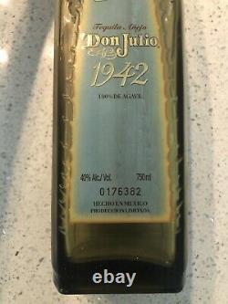 Don Julio Tequila 1942 Limited Edition Wood Coffin Casket Box empty bottle Rare