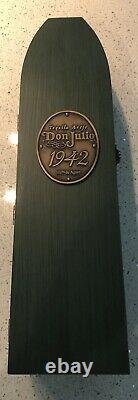 Don Julio Tequila 1942 Limited Edition Wood Coffin Casket Box empty bottle Rare