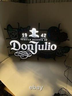 Don Julio Tequila 1942 colorful Lighted sign LED not neon Dia De Los Muertos