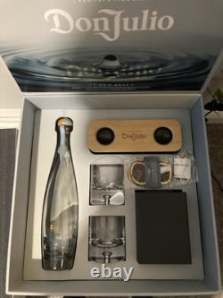 Don Julio Tequila Alma Miel Empty Bottle Gift Box, Speakers, Glasses, Rare