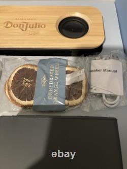 Don Julio Tequila Alma Miel Empty Bottle Gift Box, Speakers, Glasses, Rare