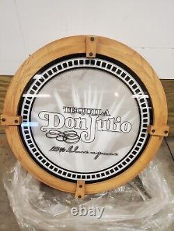 Don Julio Tequila Barrel Head Sign Man Cave Decor Display Barrel Top Sign New