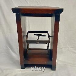 Don Julio Tequila Extremely Rare Vintage Wood & Steel Display Stand Case