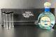 Don Julio Tequila Presentation Kit Sueded Embroidered Case & Glass Vials Rare