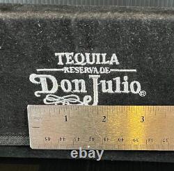 Don Julio Tequila Presentation Kit Sueded Embroidered Case & Glass Vials Rare