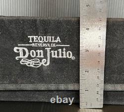 Don Julio Tequila Presentation Kit Sueded Embroidered Case & Glass Vials Rare