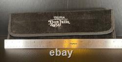 Don Julio Tequila Presentation Kit Sueded Embroidered Case & Glass Vials Rare