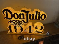Don Julio Tequila Promo Lighted Bar Sign 30x21x5
