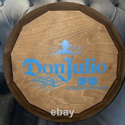 Don Julio Tequila Wooden Barrel Top (Wall Hanger) 20 Inch Radius heavy