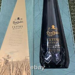 Don Julio Ultima Reserva Tequila EMPTY BOTTLE & BOX ONLY Extra Anejo Batch #001