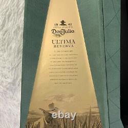 Don Julio Ultima Reserva Tequila EMPTY BOTTLE & BOX ONLY Extra Anejo Batch #001