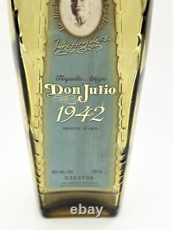 Don julio 1942 tequila 750ml empty bottle. Without stopper