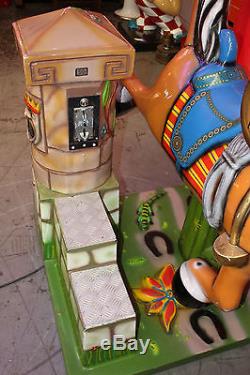Donkey Coin-Op Kiddie Ride Plays Old McDonald While Packing Tequila