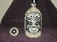 Dos Artes Tequila Bottle Unique Hand Painted Ceramic 2019 Day Of The Dead Oop