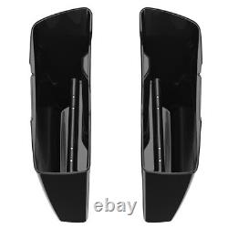 Dual Uncut Stretched Saddlebag Side Covers For 2014+ Harley Street Road Glide