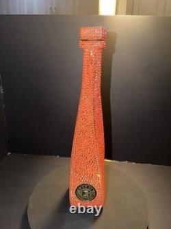 EMPTY Custom Bedazzled Gran Coramino Tequila Bottle Rhinestone Bling Bar Decor