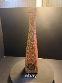 EMPTY Custom Bedazzled Gran Coramino Tequila Bottle Rhinestone Bling Bar Decor