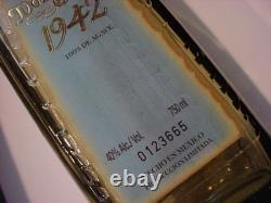 EXCELENTE¡ COFFIN Don Julio 1942 Blue Label Wooden Box Tequila w Bottle Empty