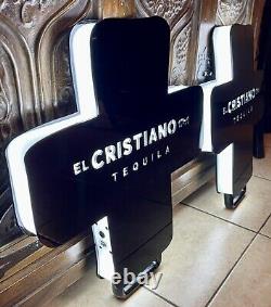 El Cristiano 1761 Led Bar Signs Man Cave Garage Lights Tequila