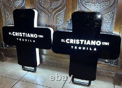 El Cristiano 1761 Led Bar Signs Man Cave Garage Lights Tequila