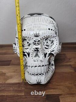 El Jimador Tequila Advertising Display Skull Custom Painted Rare 12 x 10