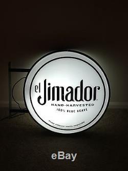 El Jimador Tequila Double Sided Bar Light SignWall Mount26 DiameterMan Cave