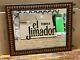 El Jimador Tequila Etched Mirror Imported By Brown Forman 29 X 23 Size