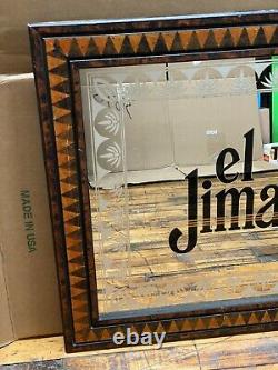 El Jimador Tequila Etched Mirror Imported by Brown Forman 29 x 23 Size