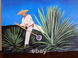 El Jimador Tequila Painting On Canvas By Original Artist