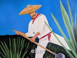 El Jimador Tequila Painting On Canvas By Original Artist