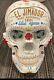El Jimador Tequila Sugar Skull Display Liquor Store Bar Man Cave Nice Decor Rare
