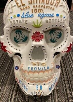 El Jimador Tequila Sugar Skull Display Liquor Store Bar Man Cave Nice Decor RARE
