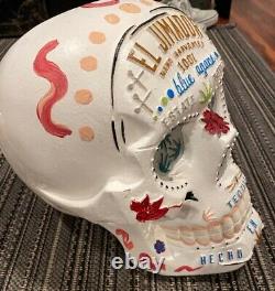 El Jimador Tequila Sugar Skull Display Liquor Store Bar Man Cave Nice Decor RARE