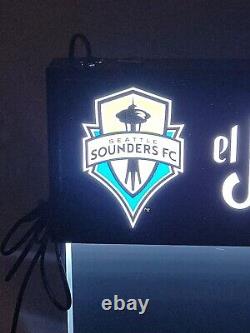 El Jimador Tequila/seattle Sounders Led/neon Sign Bar Light Display