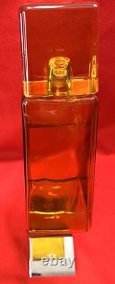 Empty 750 ml Tesla Tequila LIghtning Bottle With Stand, Box and Instructions