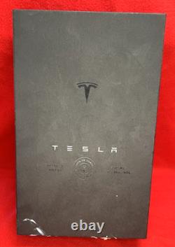 Empty 750 ml Tesla Tequila LIghtning Bottle With Stand, Box and Instructions