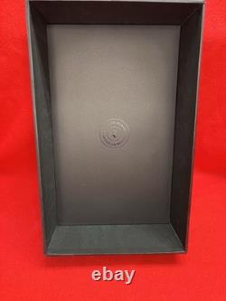Empty 750 ml Tesla Tequila LIghtning Bottle With Stand, Box and Instructions