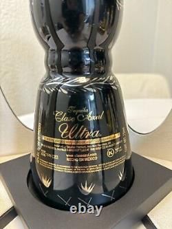 Empty Clase Azul Ultra Ultral Top Shelf Tequila Bottle Black 750 ML