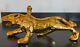 Empty Gold Jaguar Tequila Bottle De Agave Casino Azul Anejo 20 X 9 X 6