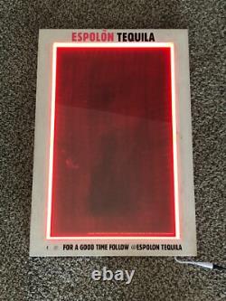 Espolon Tequila Led Color Changing Menu Board With Remote Light Motion Sign New
