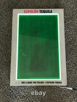 Espolon Tequila Led Color Changing Menu Board With Remote Light Motion Sign New