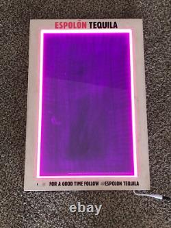 Espolon Tequila Led Color Changing Menu Board With Remote Light Motion Sign New