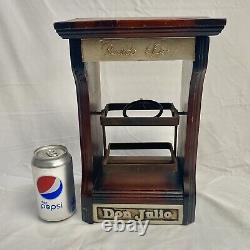 Extremely Rare DON JULIO TEQUILA Wood & Steel Display Stand Incredible Case